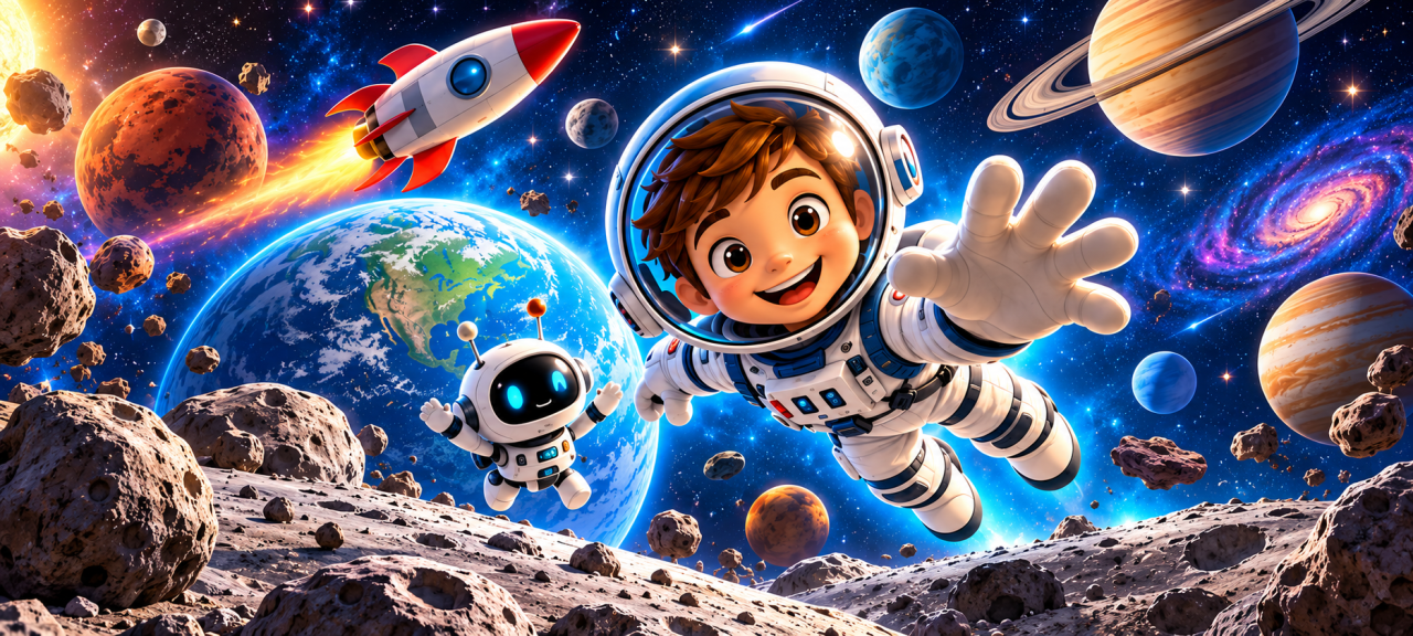 Aventura Espacial del Pequeño Astronauta
