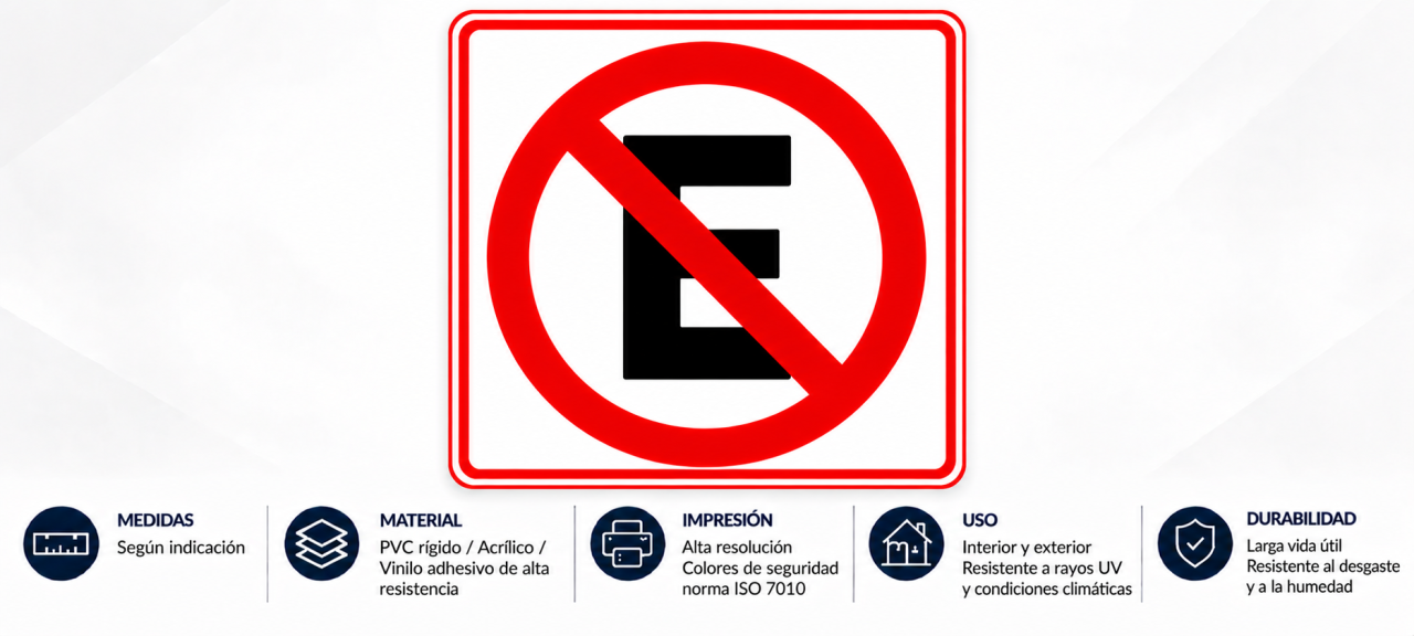Ficha técnica_ Señal de no estacionar