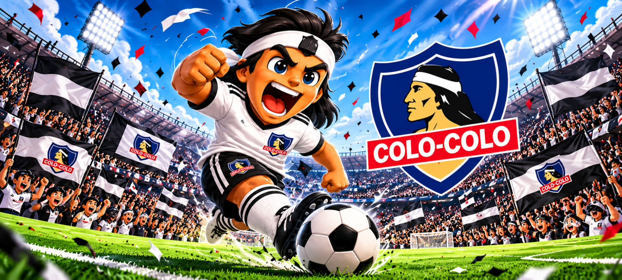 Héroe del Colo-Colo en acción