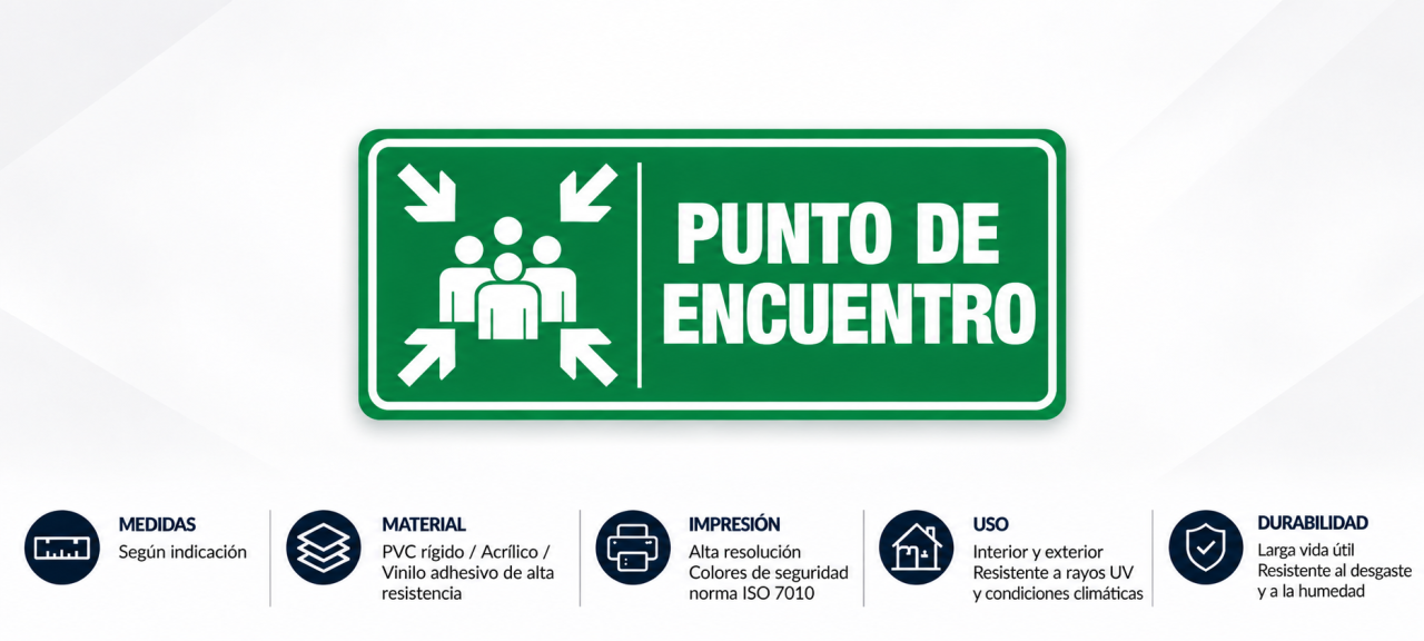 Punto de encuentro_ señal de seguridad